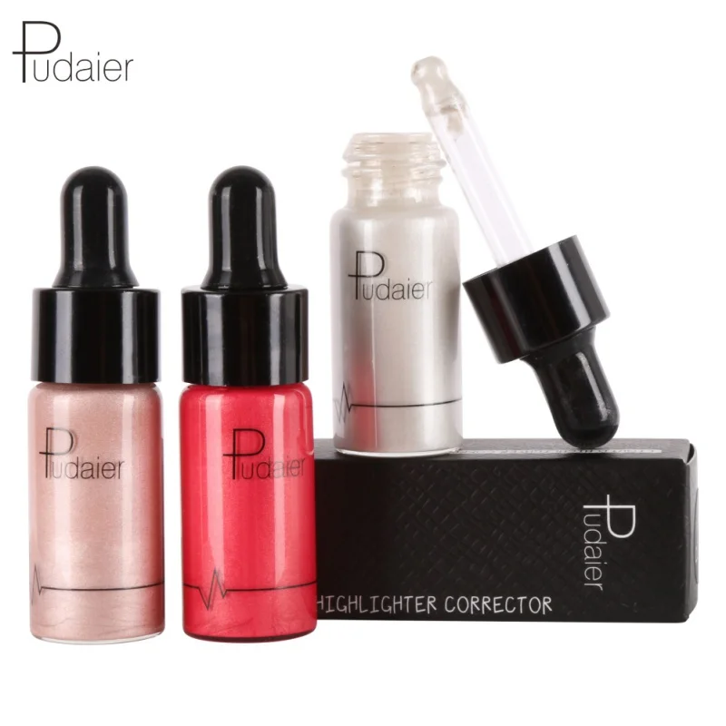 12 цветов сексуальная Женская Блестящая Жидкая основа хайлайтер масляный