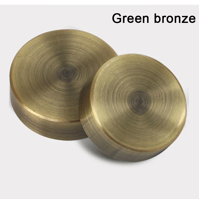 Green bronze 4 шт. античный Чистый медный декоративный гвоздь зеркало крепежные винты пластиковые шайбы плоская Реклама ногтей фитинги латунный винт крышка - Цвет: Green bronze