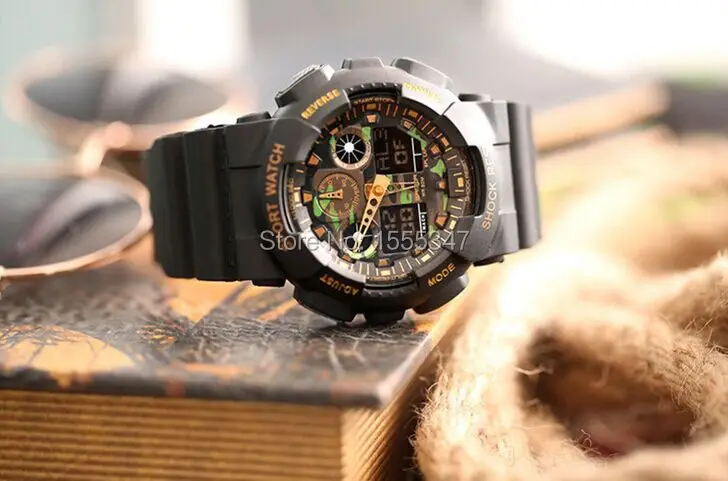 Newest Camouflage watch classic sports wristwatch LED Digital Watch Men military watches relogio reloj de pulsera Drop shipping|watch oled|watches