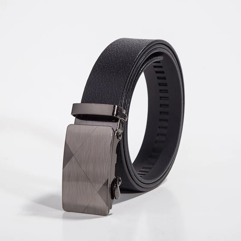 Best YBT Men Belt Imitation leather Alloy Automatic buckle Belt Business affairs Simple Fashion Casual Hot Selling Belt