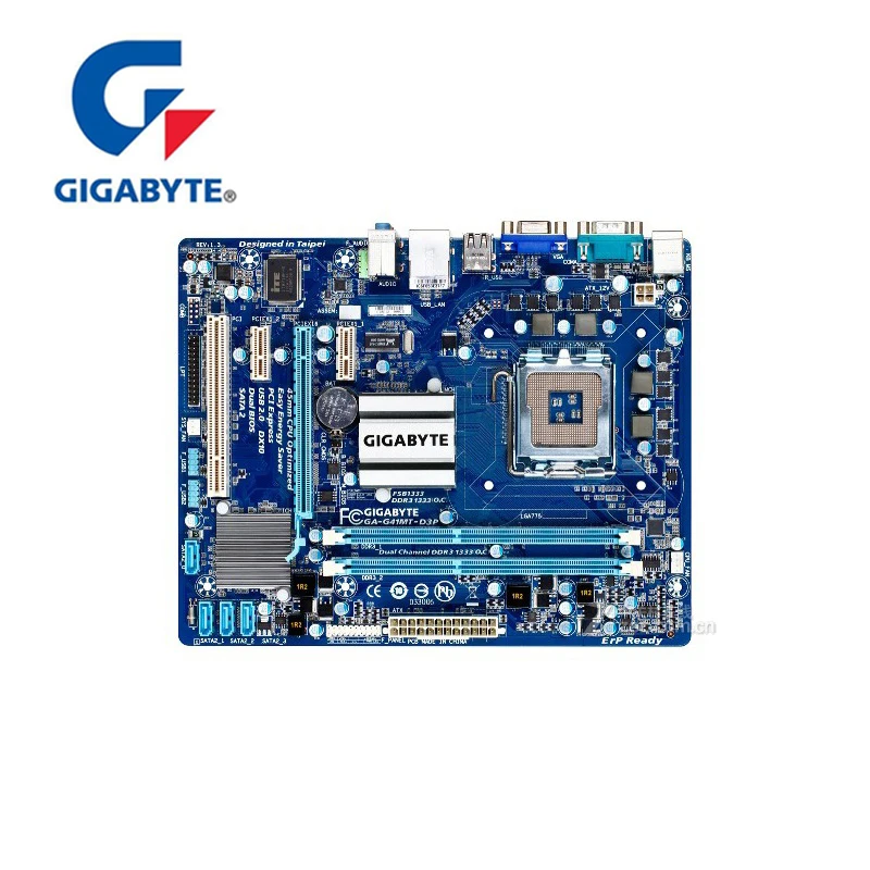 100% Gigabyte GA G41MT D3P материнская плата LGA 775 DDR3 8 ГБ для рабочего стола материнской платы
