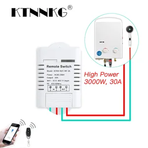 Wi-Fi релейный переключатель eWelink, Универсальный Приемник для умного дома, 110 В переменного тока, 220 В, 30 А, 1 канал, 433 МГц