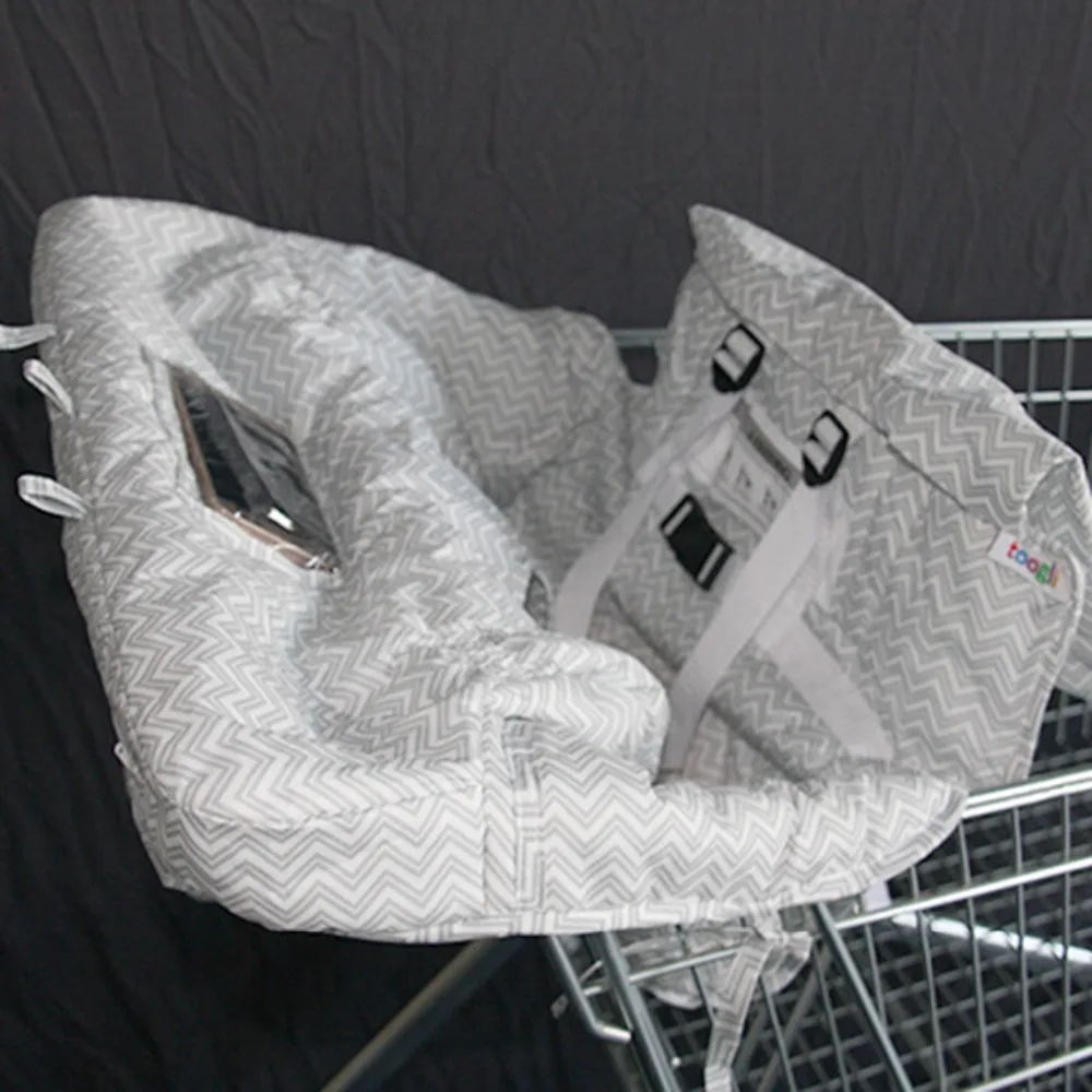 2 в 1 корзина для покупок подушка продуктов коврик тележка ресторана детский стул