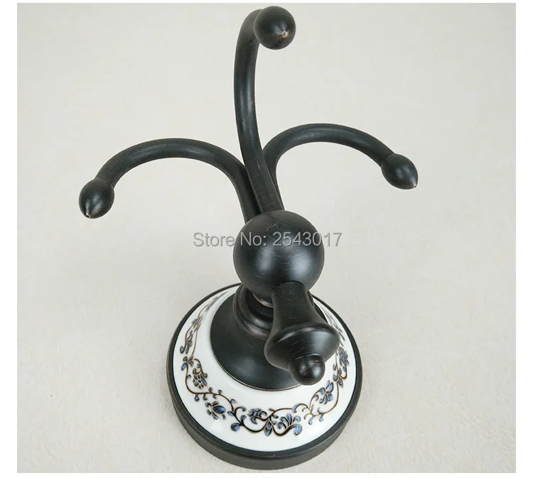Новое поступление европейский античный черный бронзовый крючок для халата