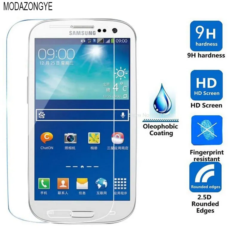 2 шт. для закаленного стекла Samsung Galaxy S3 Защита экрана Neo GT I9300 I9300I I9305 Защитная
