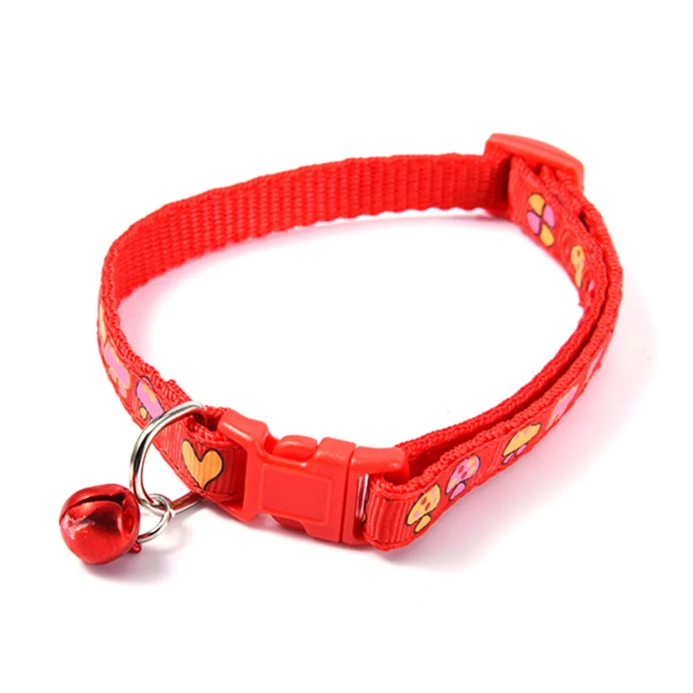 Регулируемый ошейник для питомцев с колокольчиком маленьких собак и кошек|cat
