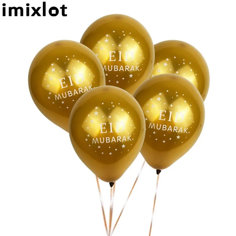 Imixlot 10 шт Серебряный Золотой цвет с алфавитным узором латексный воздушный шарик