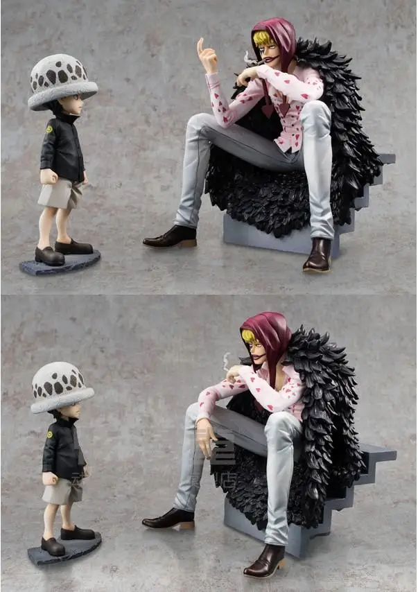 One Piece Corazon Law Фигурки ПВХ 180 мм дьявол фрукты аниме одна штука Коллекционная модель