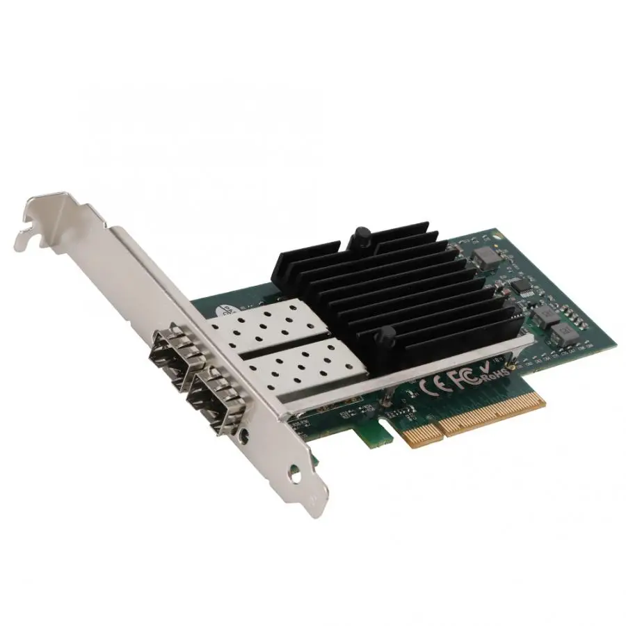 SE-LGI599A-2FB PCI-E X8 10 Gigabit Dual-port 10G Ethernet волоконный адаптер для сервера | Компьютеры и