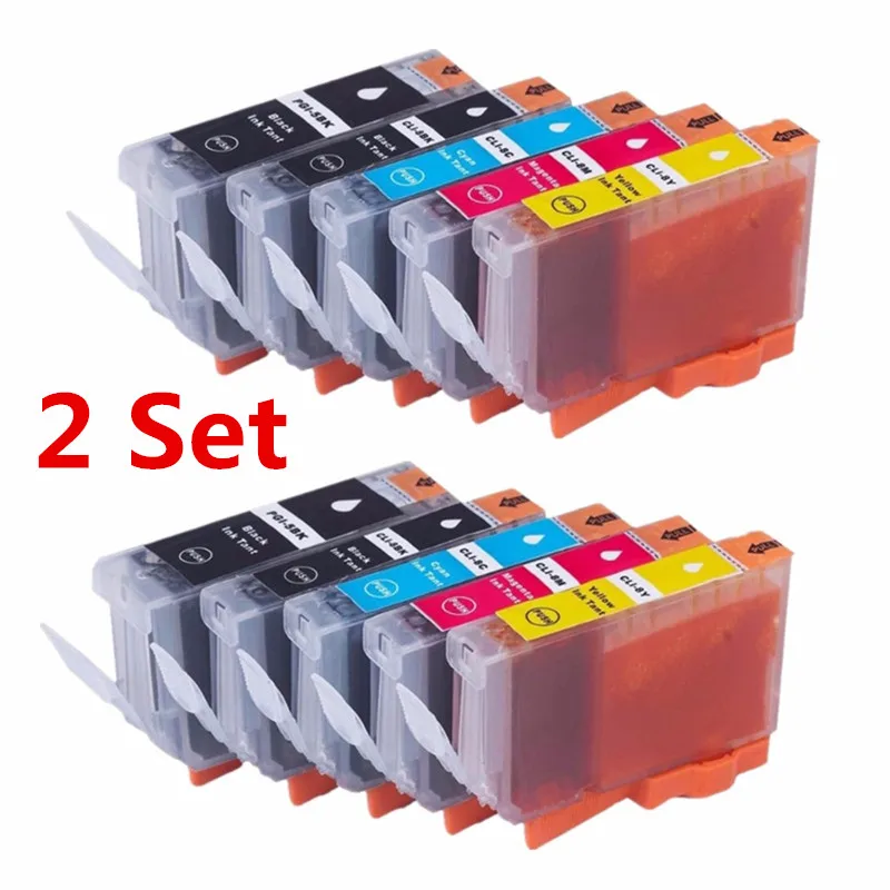 Замена CLI-8 PGI-5 PGI-5BK PGI5BK PGI-5 PGI 5 5BK чернильные картриджи для Canon Pixma iP3300 iP4200 iP4300 iP4500 iP5200 принтер - Цвет: 2 Set