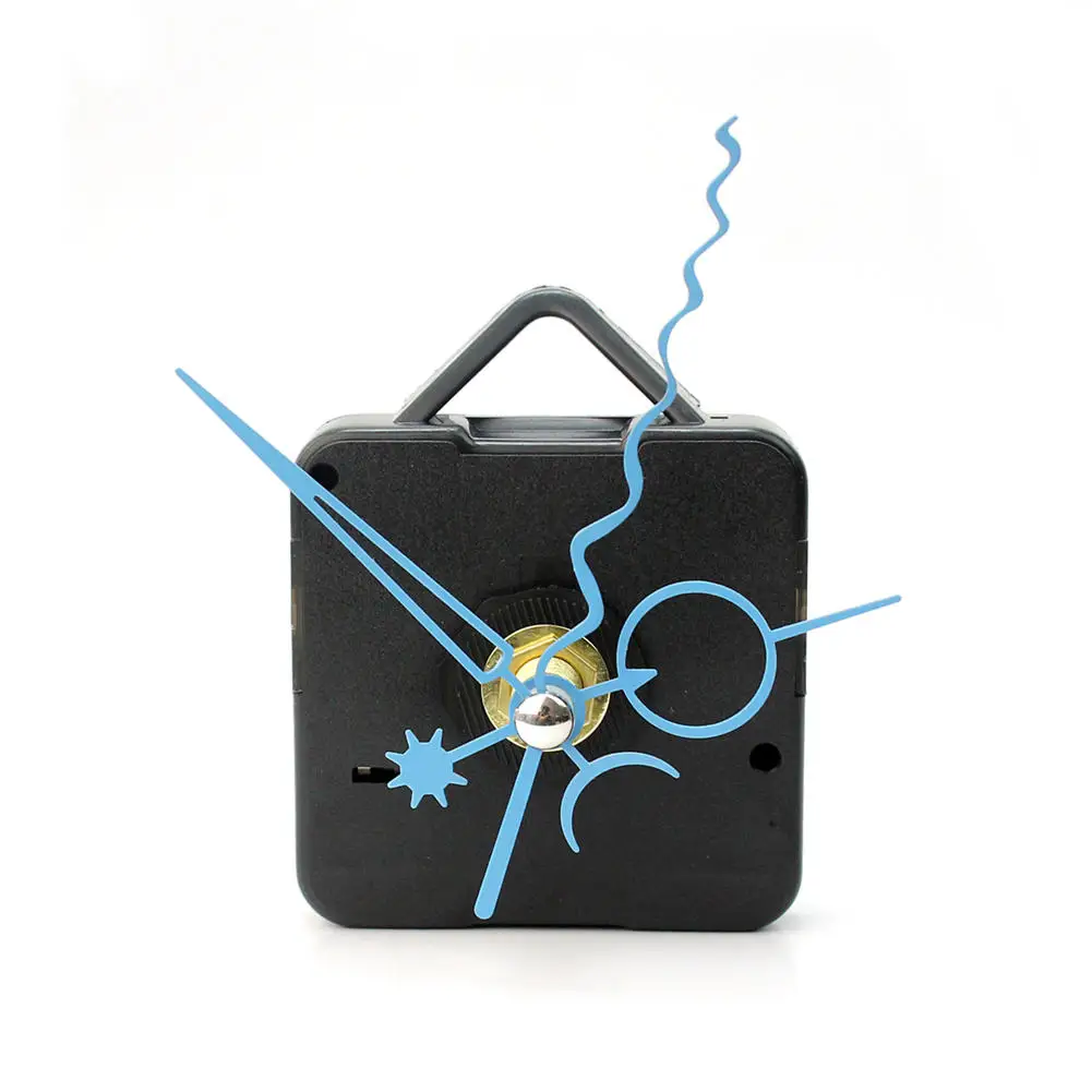 Черные кварцевые настенные часы механизм движения прочный ремонт замена набор