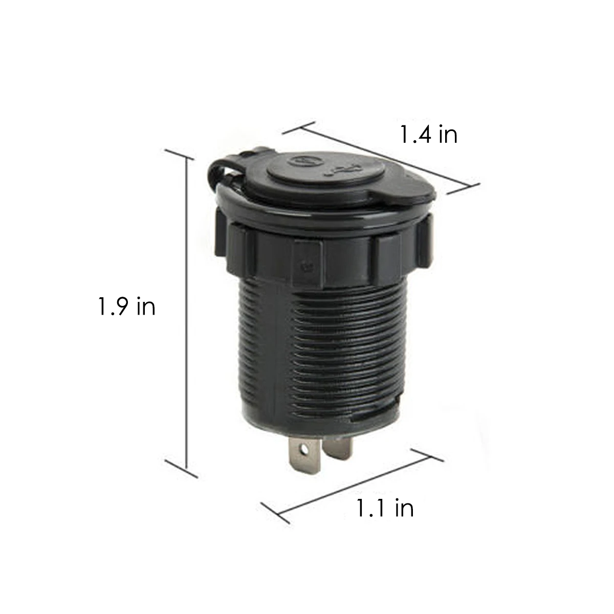 Автомобильное зарядное устройство SOONHUA 12 В/24 с двумя USB-портами разъем для