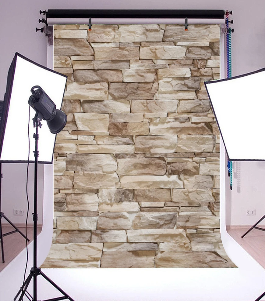 Laeacco фотографии фонов Сланец камень свалили Wall Portrait фотографические фоны