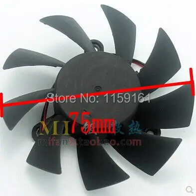 Бесплатная доставка вентилятор охлаждения графической карты XFX PLA08015S12HH HD5670 HD5770