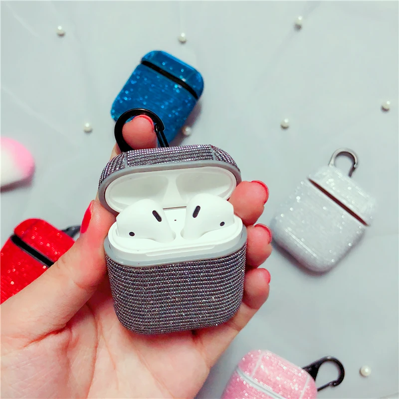 Новый блестящий чехол все включено AirPods для Apple 1/2 персональный Bluetooth гарнитура