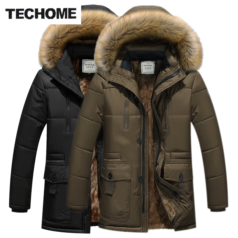 Зимние Повседневные хлопковые пиджаки 3 Цвета размера плюс XXXXL плотная куртка на