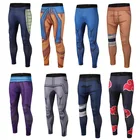 Брендовая одежда 2017 новое поступление мужские брюки 3D принт Жемчуг дракона Z Наруто обтягивающие леггинсы брюки модные колготки спортивные штаны M-3XL