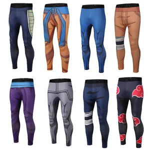 Брендовая одежда 2017 новое поступление мужские брюки 3D принт Жемчуг дракона Z Наруто обтягивающие леггинсы брюки модные колготки спортивные штаны M-3XL