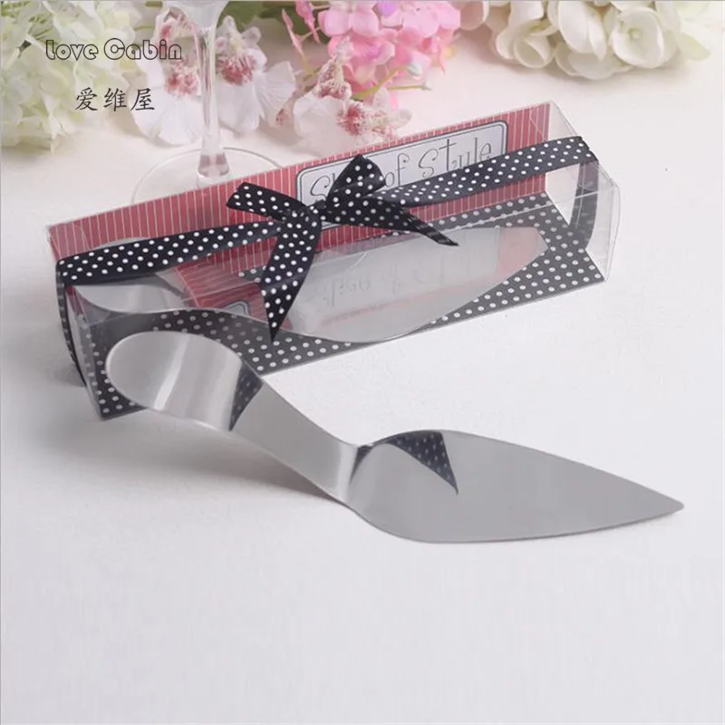 

Stainless steel high-heeled shoes cake knife shovel festival party supplies wedding housewarming gifts Custom LOGO