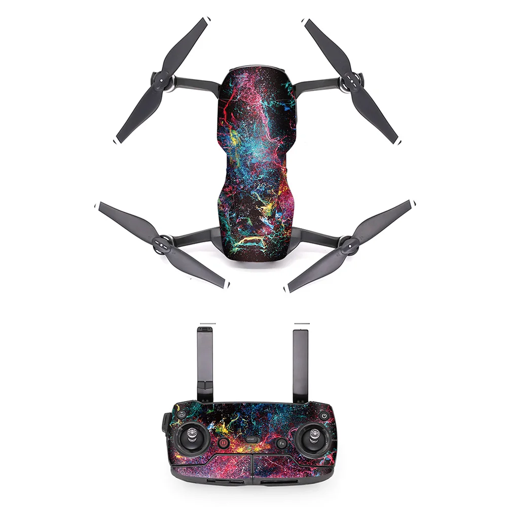 PGYTECH наклейки на тело дрона для DJI Mavic Air пульт дистанционного управления защитная пленка кожа для дрона аксессуары - Цвет: P-UNF-D10