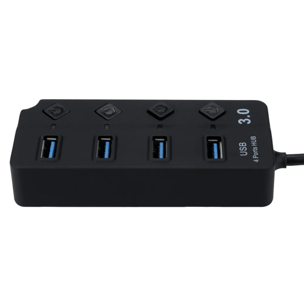 Концентратор 4 порты и разъёмы независимый ключ 3,0 usb-хаб компьютер Deconcentrator концентратор 5 в 500 мА милый изысканный внешний вид удобны
