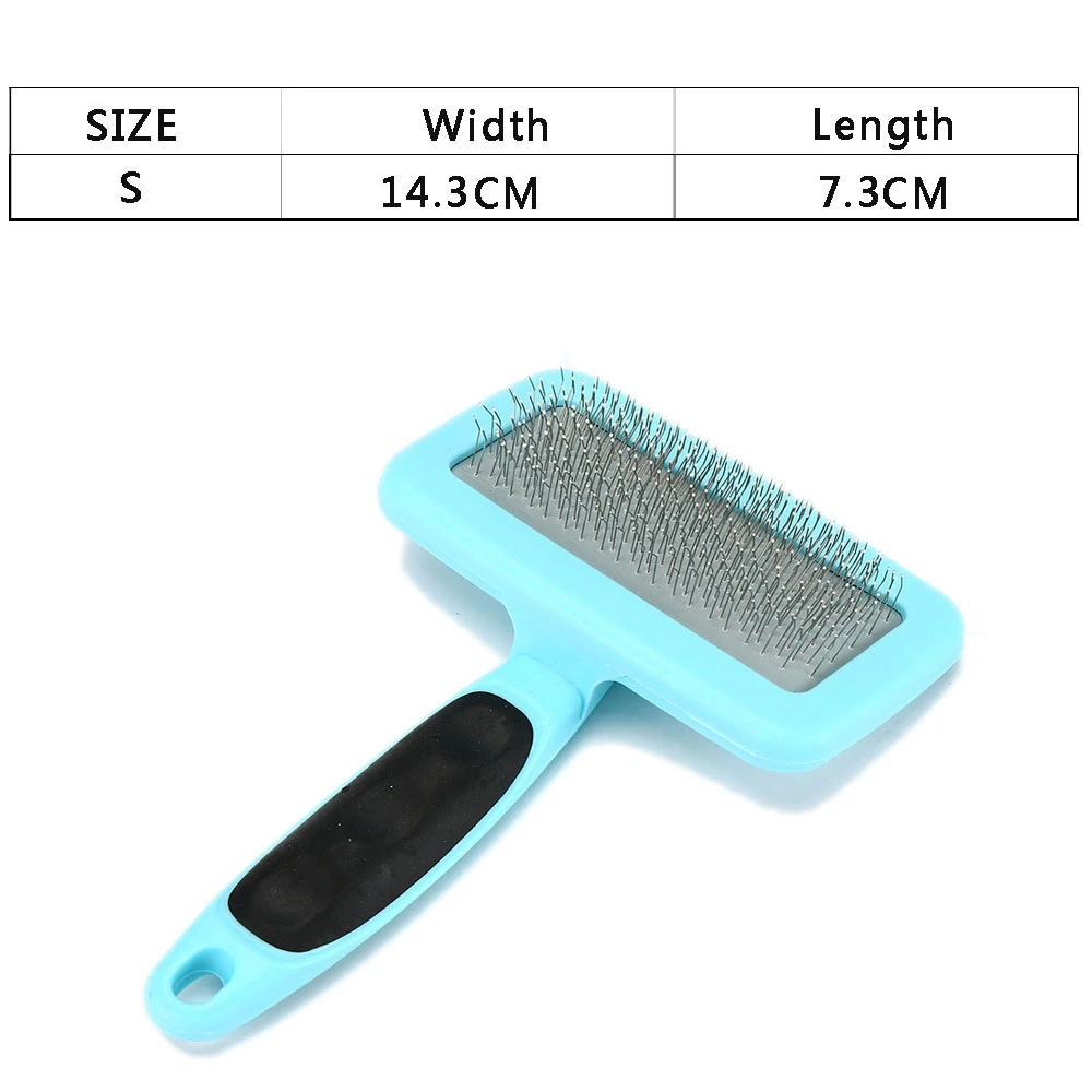 Light Blue Щетка для ухода за домашними животными, перчатка для кошек, мягкая расческа для кошек, рукавица для стрижки собак, перчатка для удаления волос для кошек, собак, уход JK0001 - Цвет: Light Blue