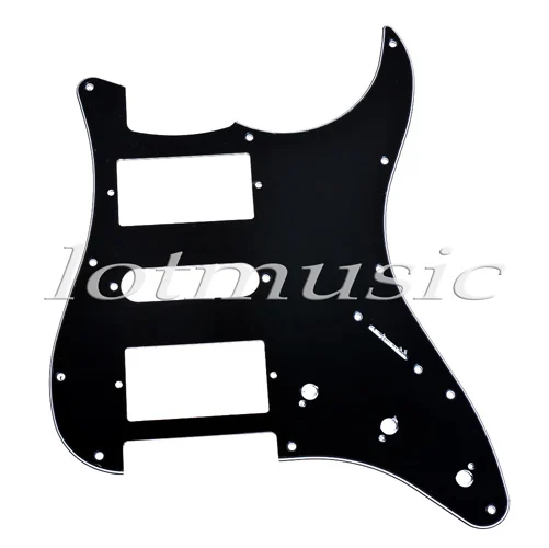 10 шт. черные накладки на гитару 3 слоя 11 отверстий|guitar pickguard|3 plyguitar hole |