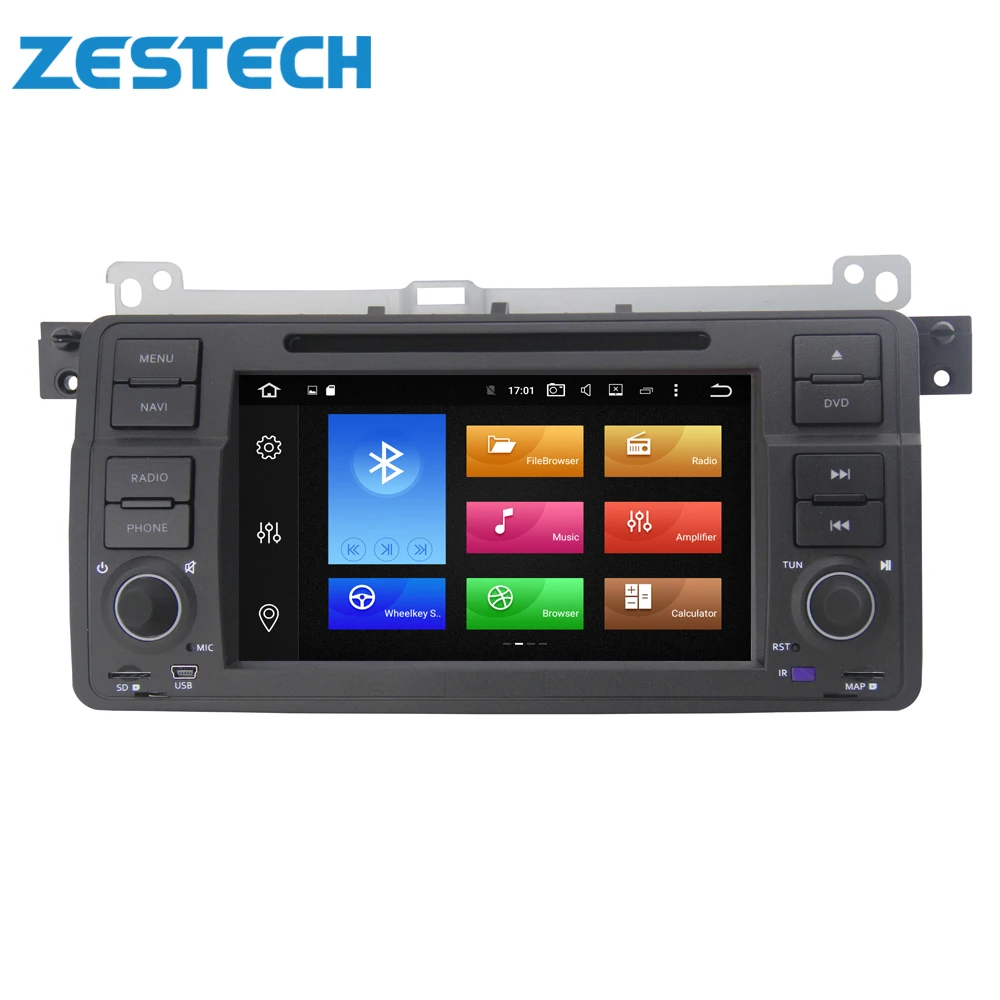 ZESTECH 7 &quotAndroid 9 1 для bmw E46 M3 Автомобильная dvd навигационная система Поддержка 4G Wifi BT