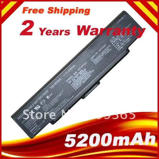 Аккумуляторная батарея для ноутбука Sony Vaio PCG VGN AR CR NR SZ Series PN VGP BPS9/B BPS9A (черная)|laptop
