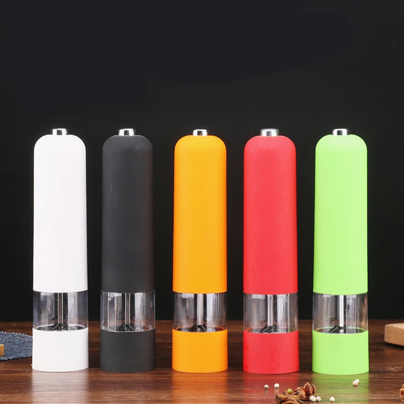 

1 Piece Pepper Mill Electric Pepper Grinder Salt Spice Herbal Containers Home Kitchen Cooking Salt And Pepper Grinder BBQ Tools