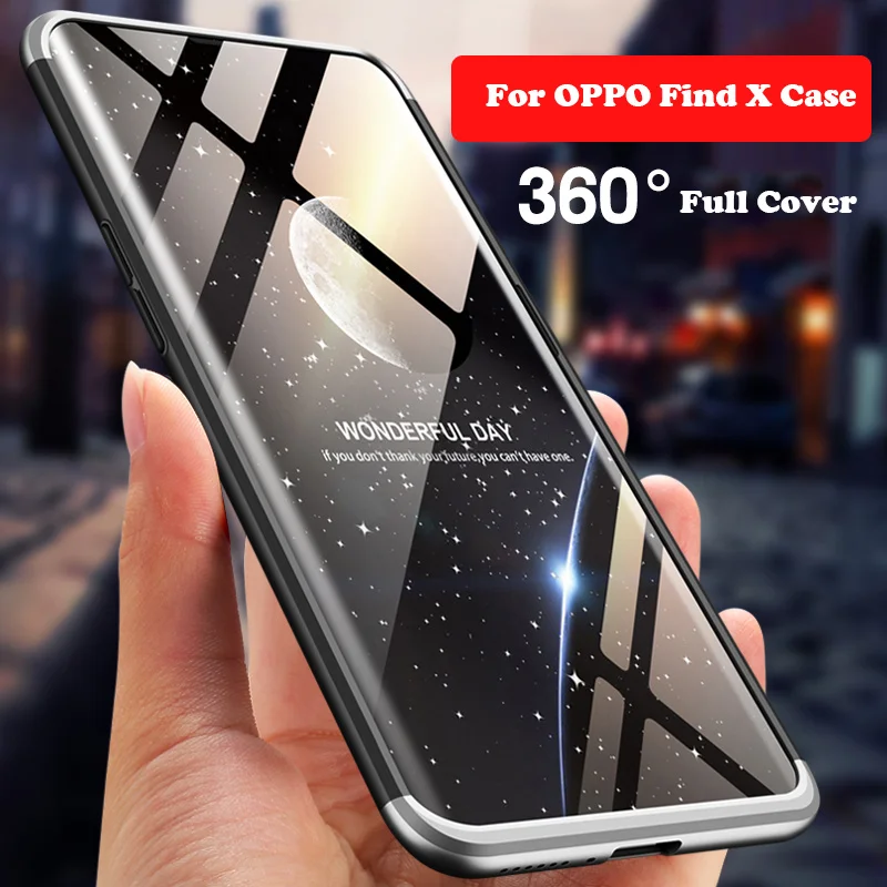 GKK Case for OPPO Find X 360 Full Protection Magnetic Design Shockpoof Hard PC Cover Oppo F1 F3 Plus f5 f7 f9 fundas shell |