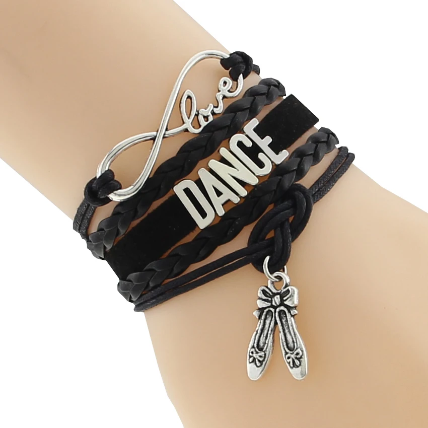 Дропшиппинг Бесконечность любовь танцевальный браслет Пользовательские хобби