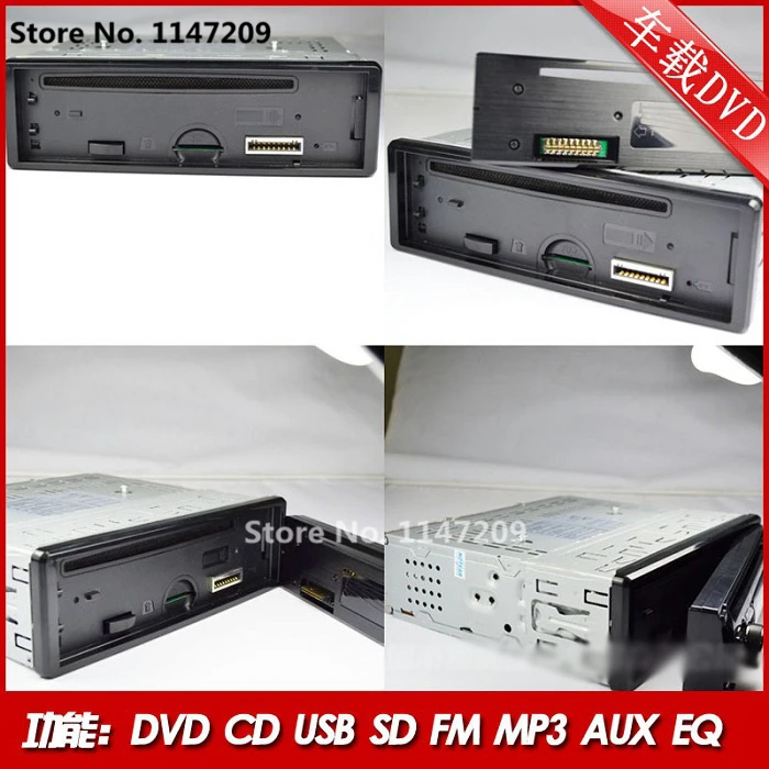 Съемная Панель Автомобильный Cd-ресивер Автомобильные CD Dvd-плеер 12 В Car Audio FM радио