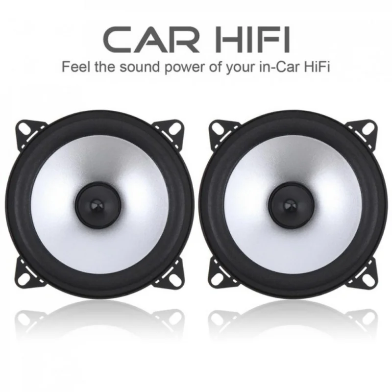 Car Automobiles Coaxial Hifi Speaker Vehicle Door Car Audio Music Stereo Full Range Frequency Loudspeaker 4 Inch