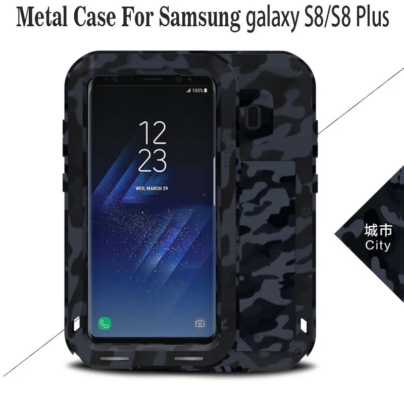 Для Galaxy S9 S8 плюс металлический корпус Любовь Мэй Doom Броня грязи противоударный