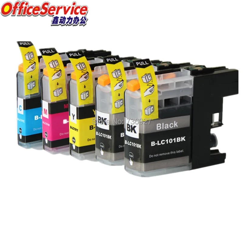 5X LC101 LC103 Совместимый струйный картридж для принтера Brother MFC J470DW J475DW J870DW|inkjet