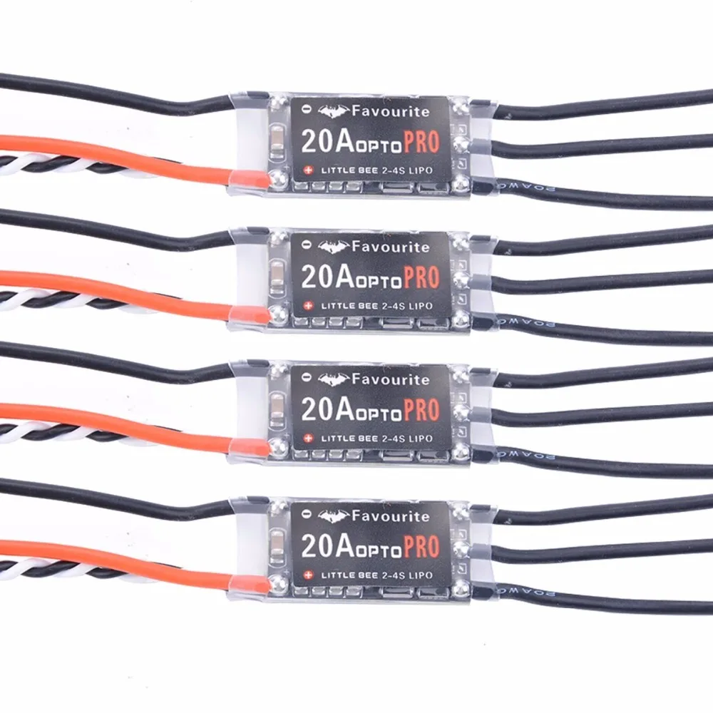 Оригинальный любимый FVT LittleBee 20A OPTO PRO ESC BLHeli 2-4 S поддерживает OneShot125 для 210