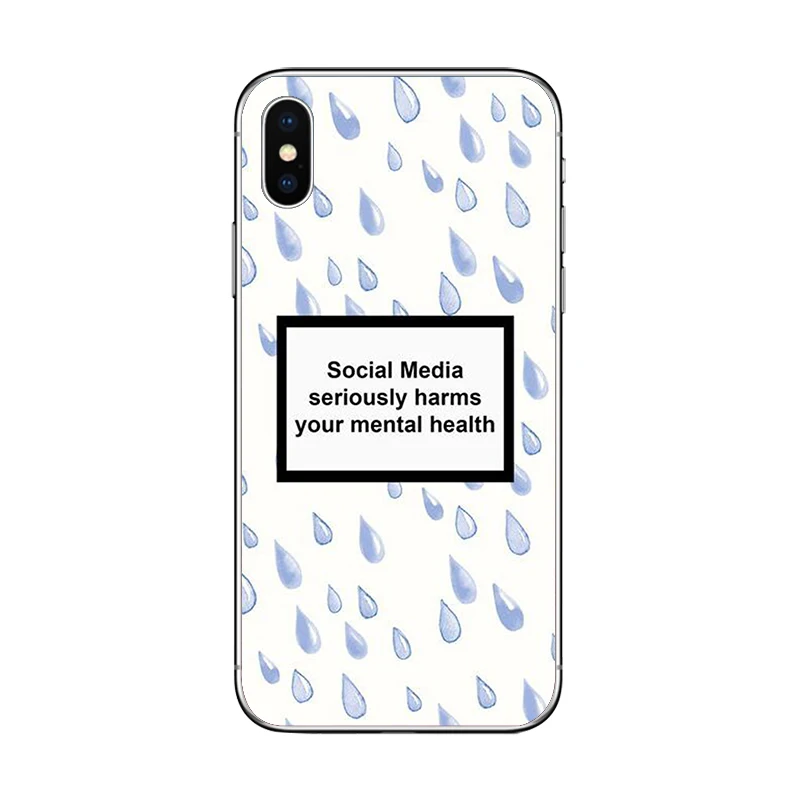 Ciciber для iPhone 11 Pro Max 7 8 6 6S Plus 5S SE чехол телефона iphone X XR XS социальные сети вредит
