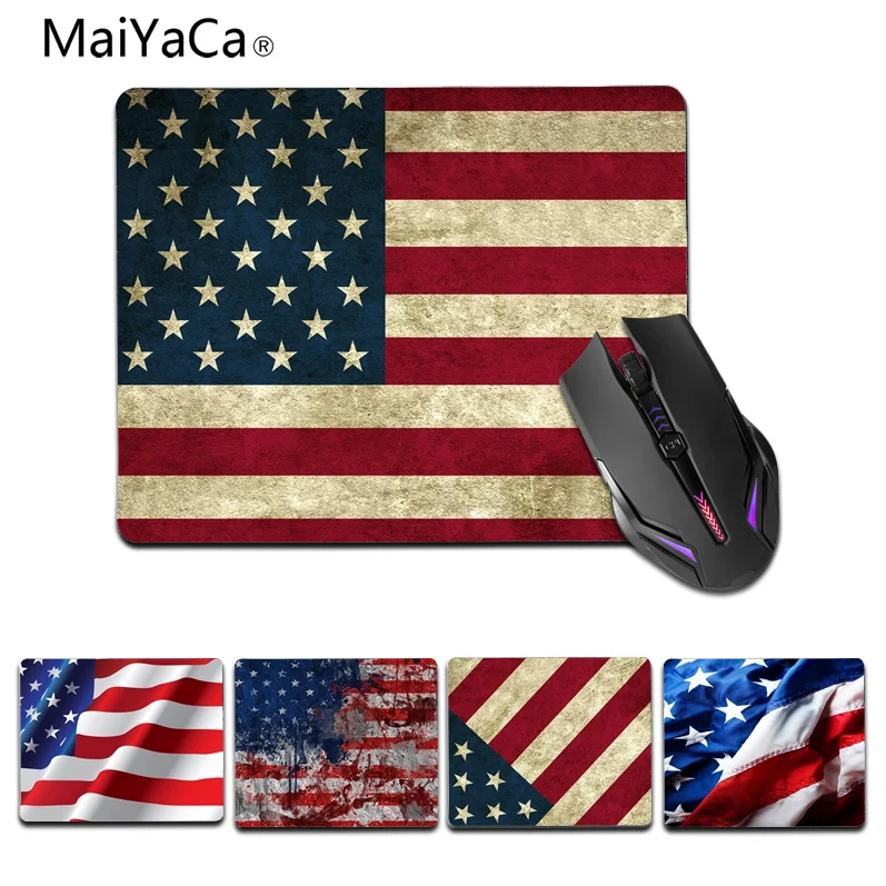 

MaiYaCa The American flag Anti-Slip Durable Silicone mat mouse Size for 25X29cm Gaming Mousepads