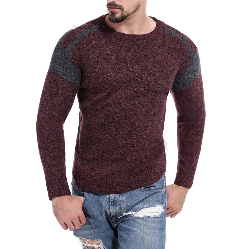GNIBIEL для мужчин одежда осень 2018 г. свитер повседневной носки Корея slim fit модный
