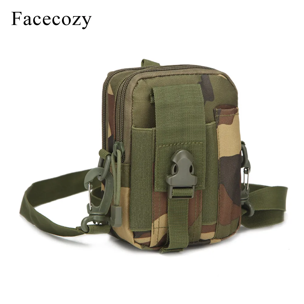 Jungle Camo Bag Сумка для рыбалки на открытом воздухе, тактические карманы, поясные сумки для бега, военные сумки для телефона, кошелек, спортивный рюкзак для альпинизма, пешего туризма - Цвет: Jungle Camo Bag