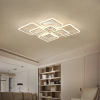 acrylic led ceiling lights overhead frame large deluxe ceiling lamp living room dining room bedroom study lighting fixture