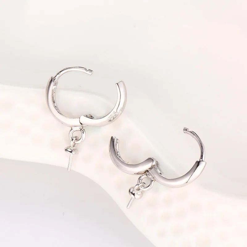 5 шт./лот Новое поступление простые серьги выводы подходят 8 9 мм Натуральная рис