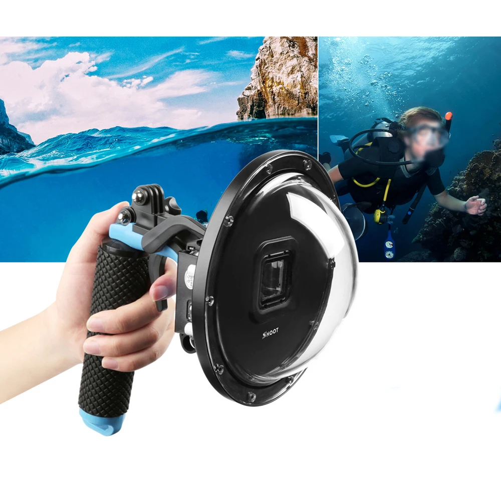 Снимать плавающей поплавок Сцепление Набор ручек-поплавков для GoPro Hero 7 6 5 черный Xiaomi Yi 4k SJCAM SJ4000 экшен-камера Go Pro 7 аксессуар