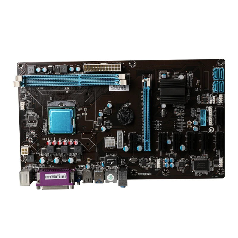 Материнская плата PCI-E с 8 слотами для карт материнская майнинга поддерживает