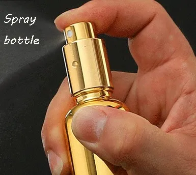 Spray Bottle 5-100 мл портативные бутылки для эфирного масла из золотого стекла лосьон распылитель с насосом спрей флакон-капельница флакон Косметическая Сыворотка Упаковка - Цвет: Spray Bottle