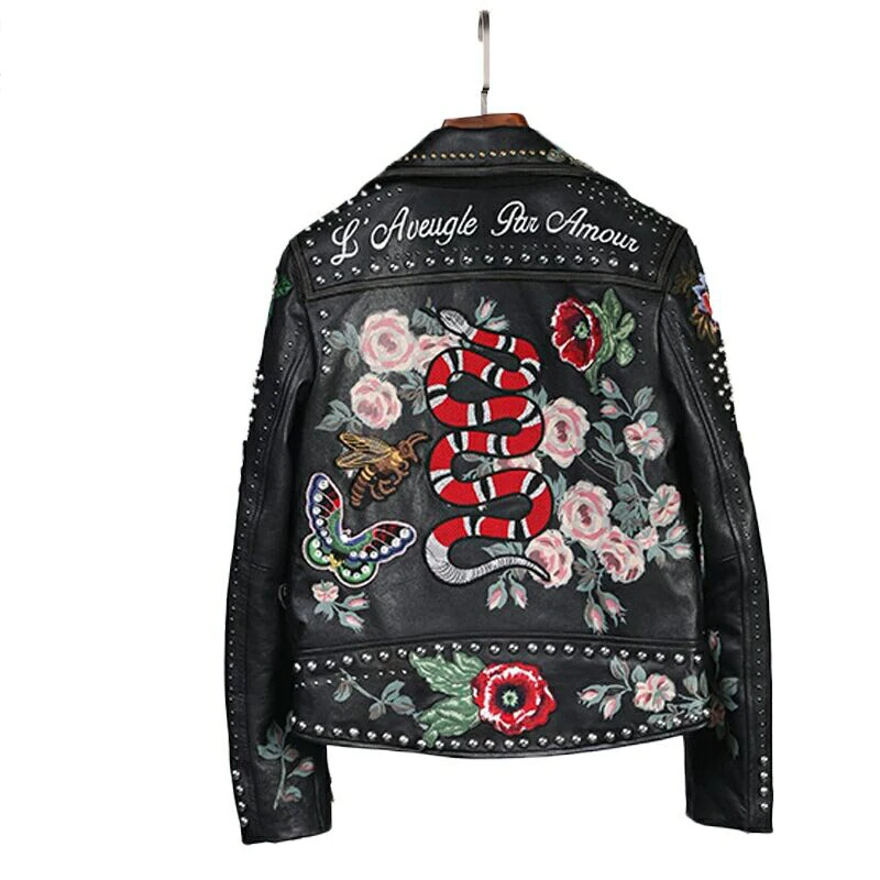 Куртка высокого качества куртка женская действительно кожаная мотоциклетная