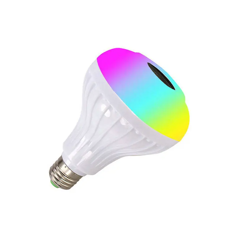 E27 LED RGB Bubble Bluetooth музыкальная лампа 12 Вт 7 видов цветов светодиодный светильник