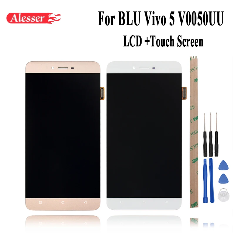 Alesser для BLU Vivo 5 V0050UU ЖК-дисплей + сборка сенсорного экрана ''сменный аксессуар