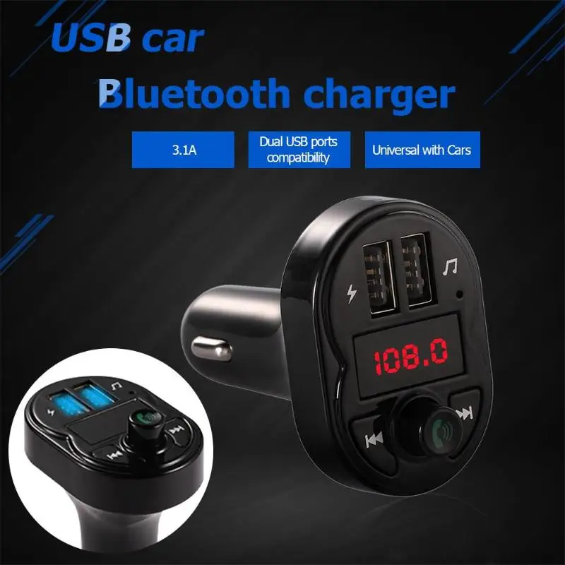 Bluetooth FM передатчик, автомобильный комплект свободные руки автомобильный Стайлинг MP3 музыкальный проигрыватель TF флеш Музыка 5V 3.1A USB Зарядное устройство 12 V-24 V FM модулятор